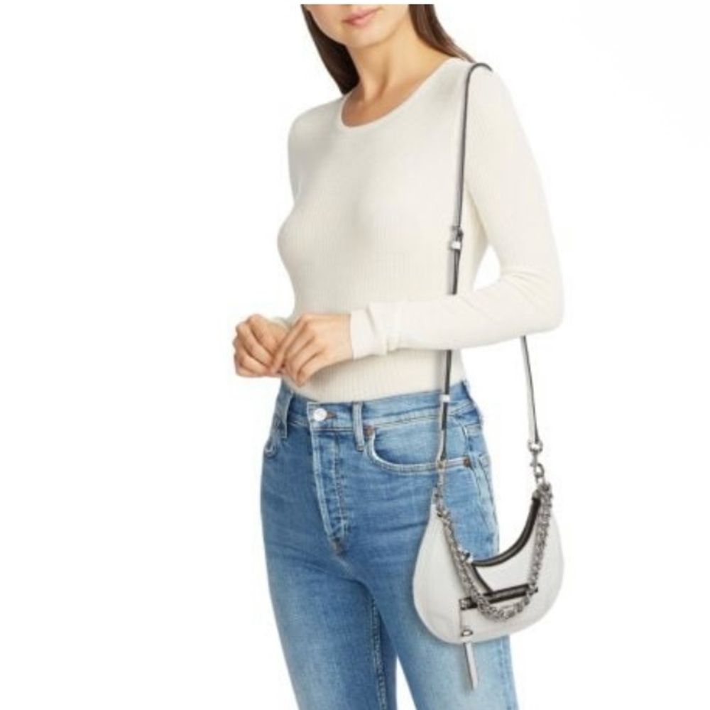 Marc Jacobs Mini Crescent Leather Crossbody Bag NWT - Picture 2 of 12